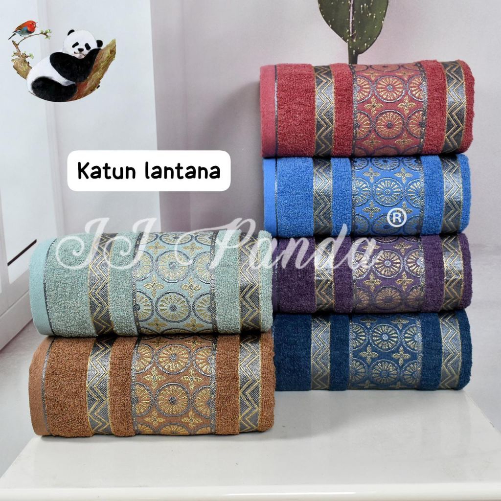 Produk Terbaru...Handuk dewasa bahan katun standar, daya serap bagus, ukuran 70x140 dengan pilihan w
