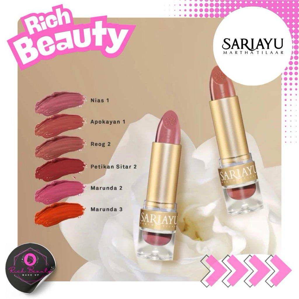 SARIAYU LIPSTIK GOLD SERIES 4,5gr