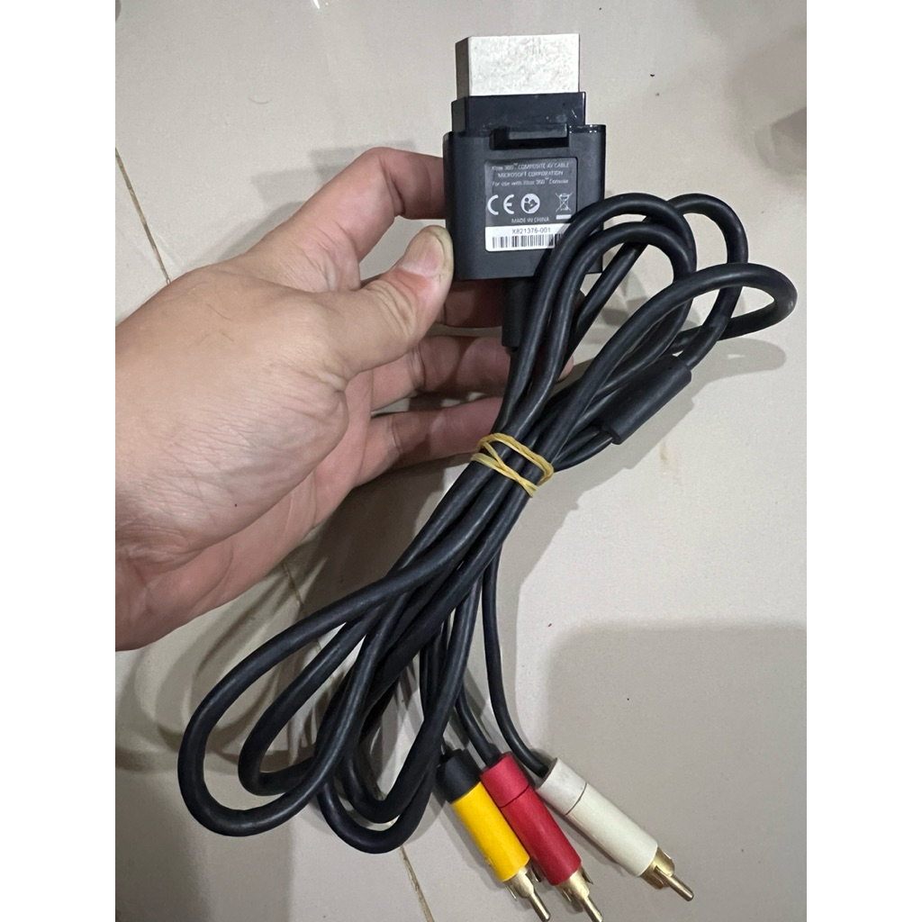 Kabel AV xbox 360 slim original mesin
