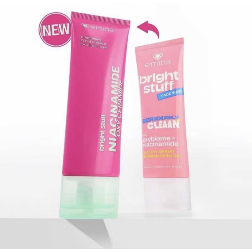 Emina Bright Stuff Face Wash  50ml/ 100ml || Sabun Muka Emina