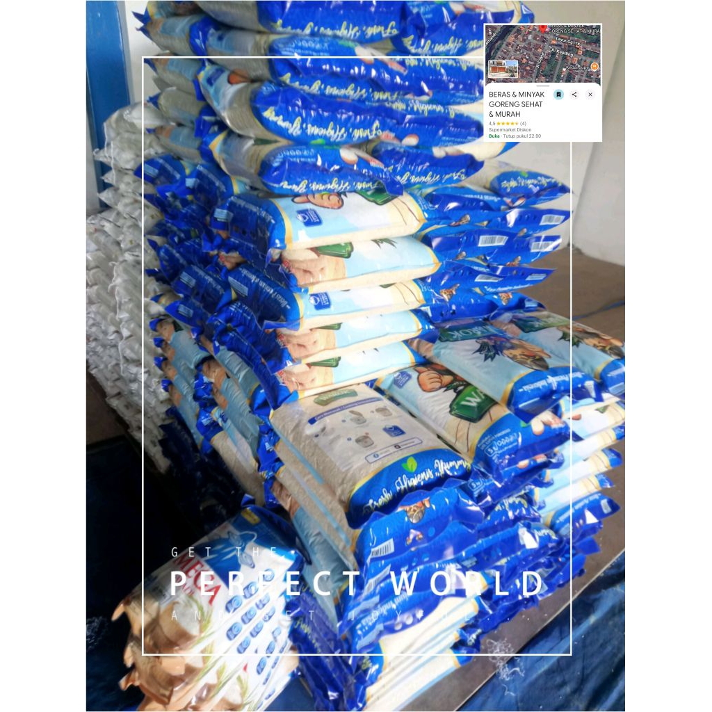 

Beras Premium WAROK 5 kg : Utuh, Bersih & Pero
