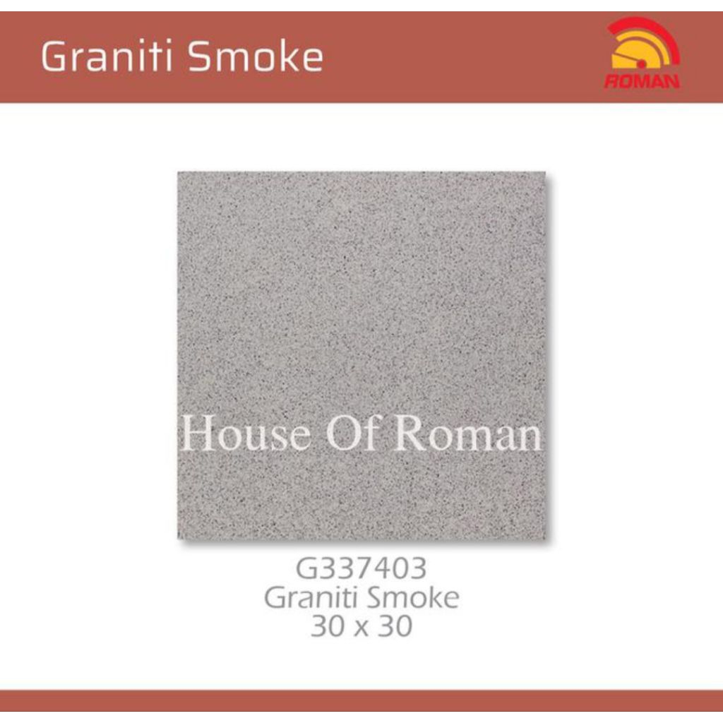 Roman Keramik G337403 Graniti Smoke 30x30 Kw2 (Ryl)