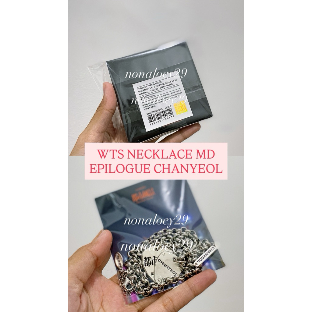 WTS MD Chanyeol Necklace Epilogue