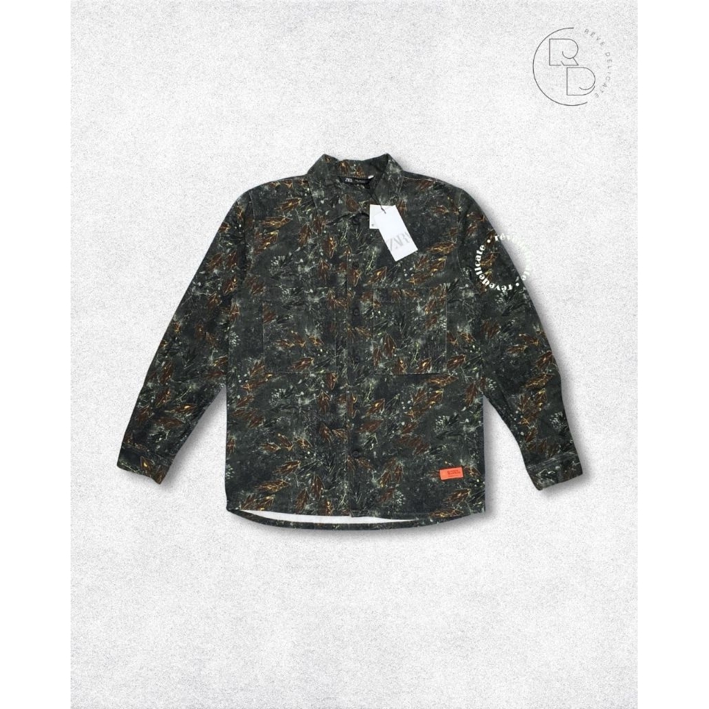 [SALE] ZARA Outer Denim Pria Size M | Outer Denim Dengan 2 Kantong Depan