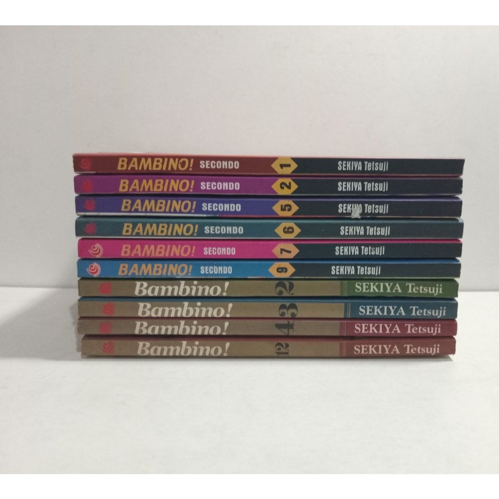 Paket Komik BAMBINO & BAMBINO SECONDO (10 BUKU) | Sekiya Tetsuji | ORIGINAL