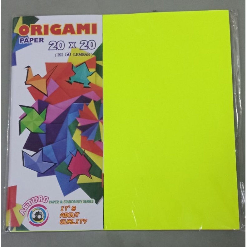 

origami ukuran 20 x 20