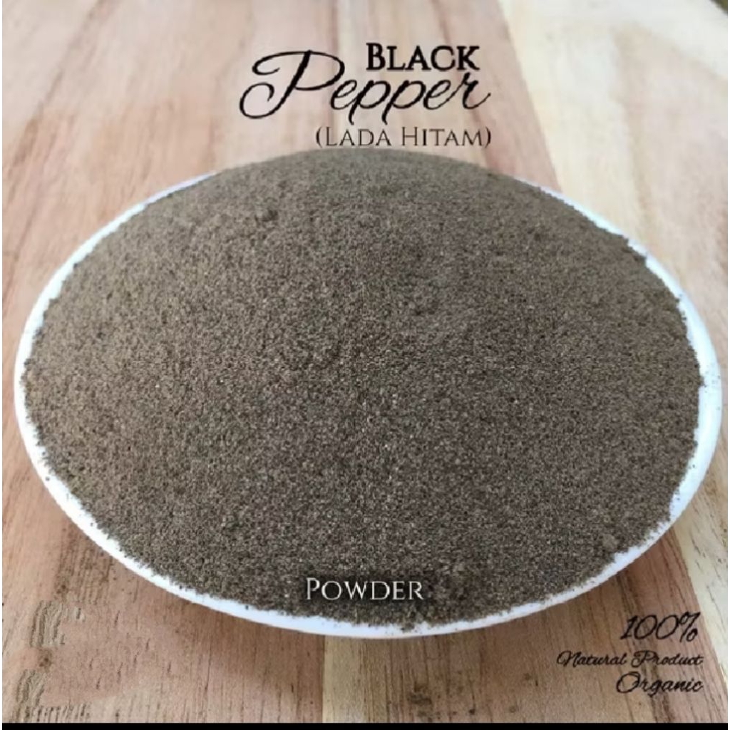 

Lada Hitam Bubuk Murni 250-100gram