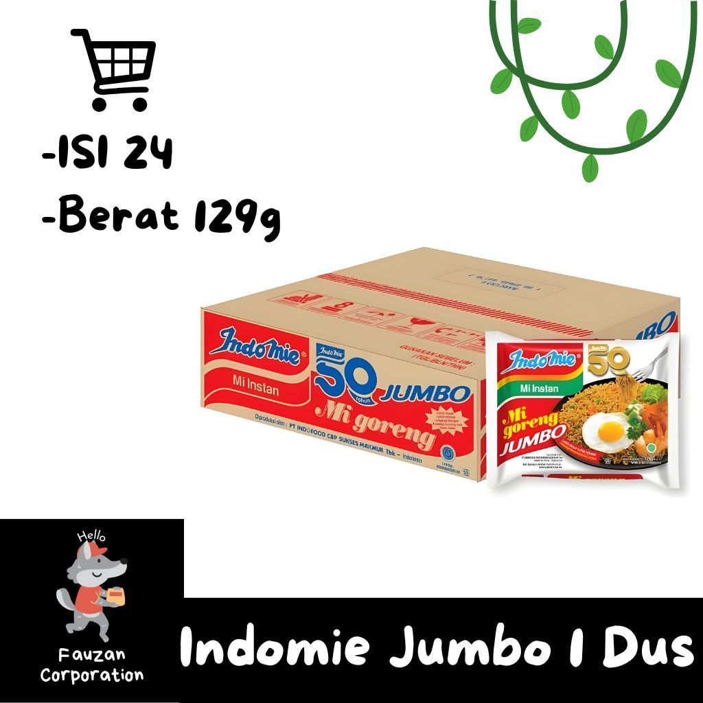 

Indomie Goreng Jumbo 1 Dus Isi 24