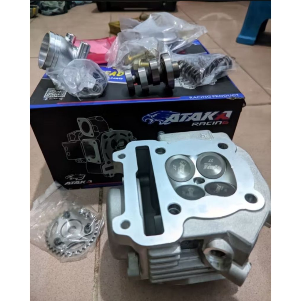 Super head ataka 4Valve/4Klep Wave125,Supra x,kharisma