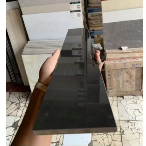 Plint granit hitam,List granit hitam,plint hitam glossy plint granit 10x60 list granit 10x60