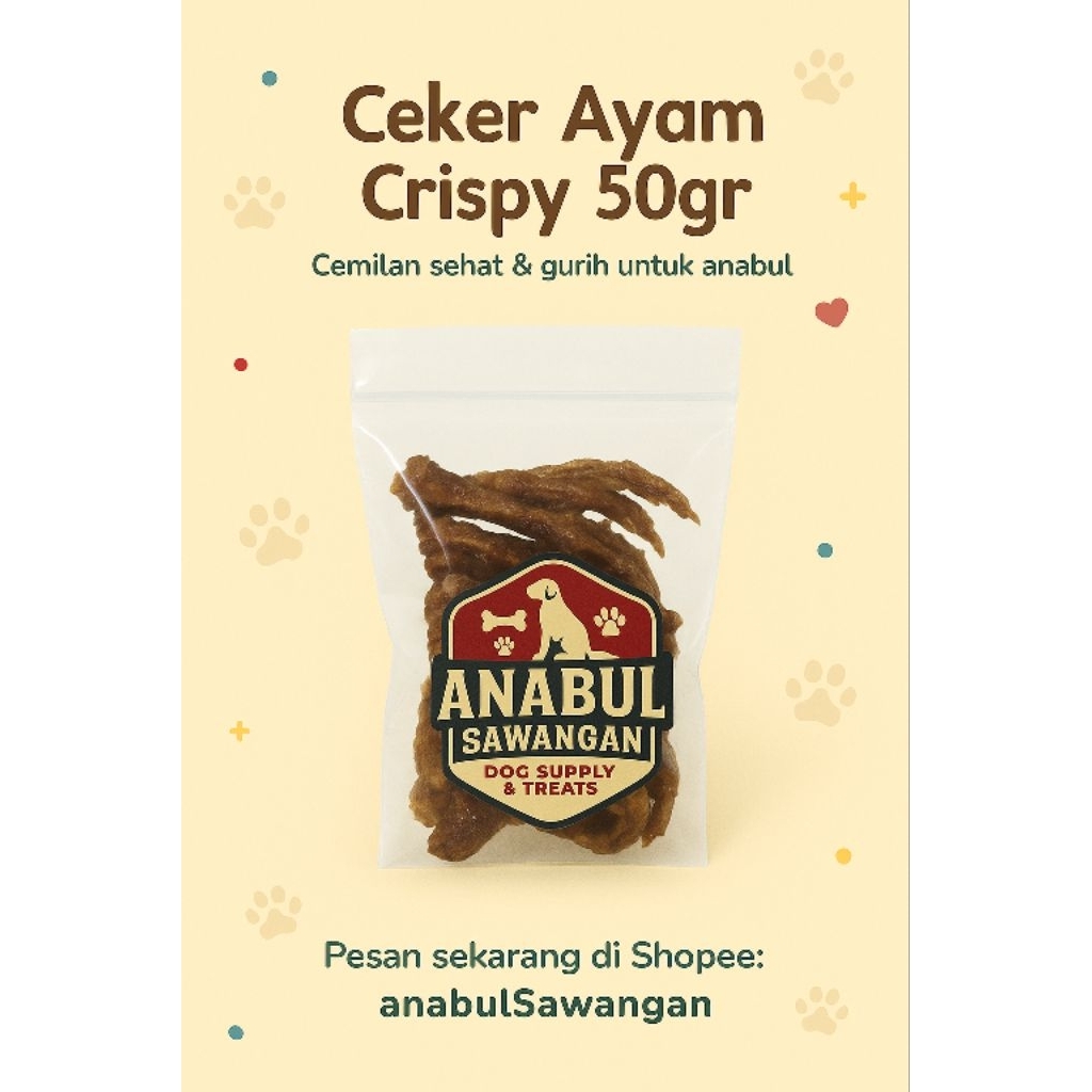 

ceker ayam dry crispy 50gr