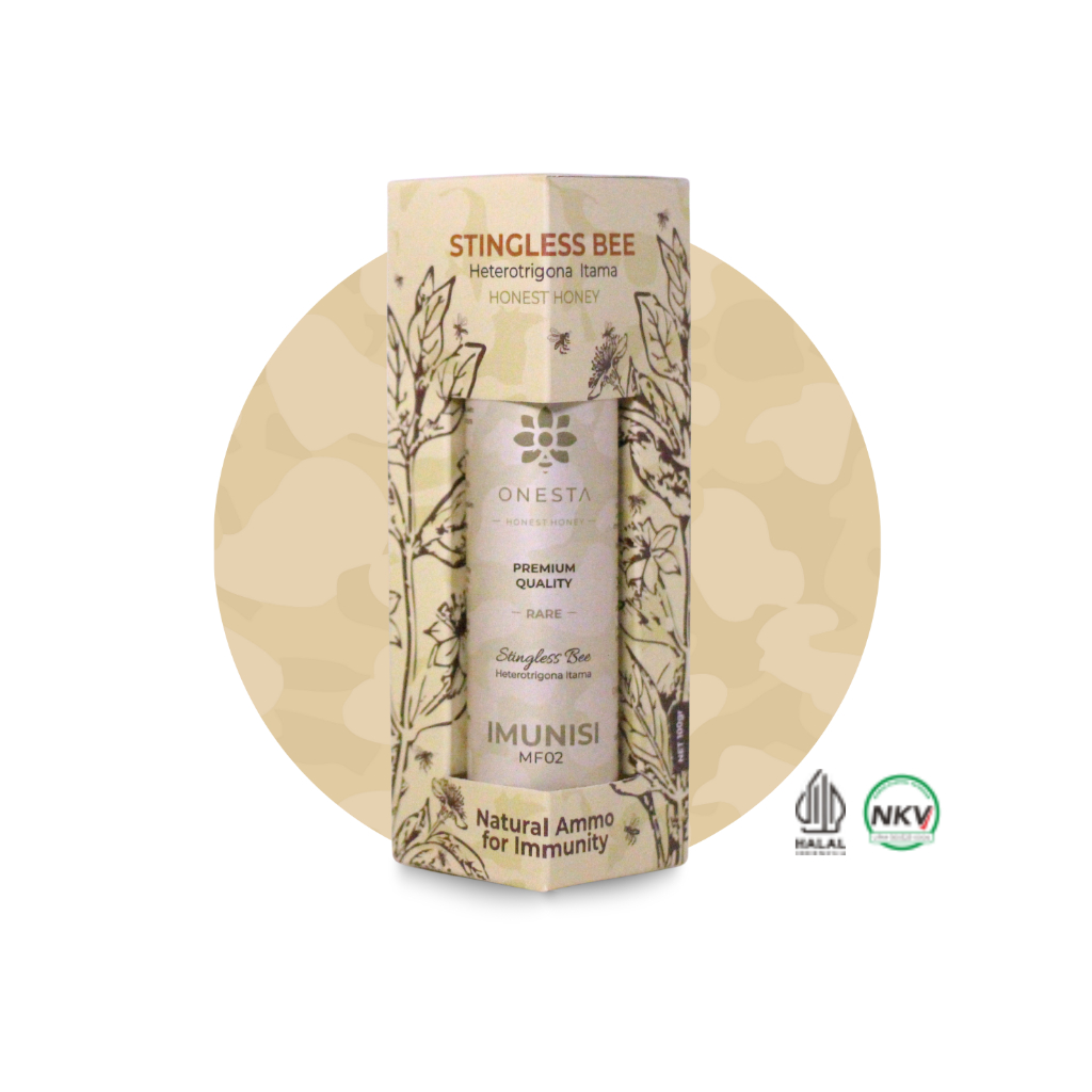 

IMUNISI MF01 Travel Squeeze Pack | Onesta Honest Honey - Madu asli raw 100% tanpa campuran | 100gr