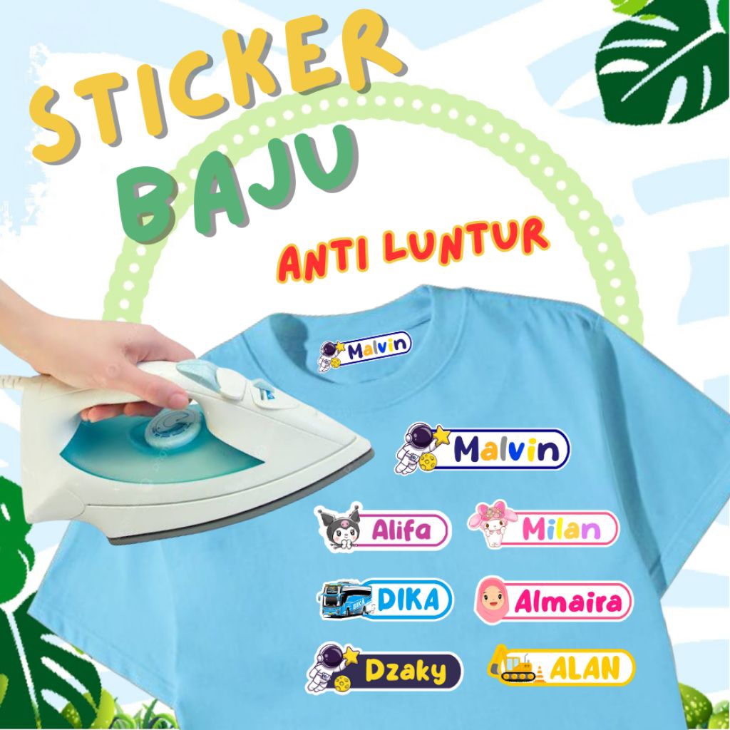 

STIKER BAJU ANTI LUNTUR