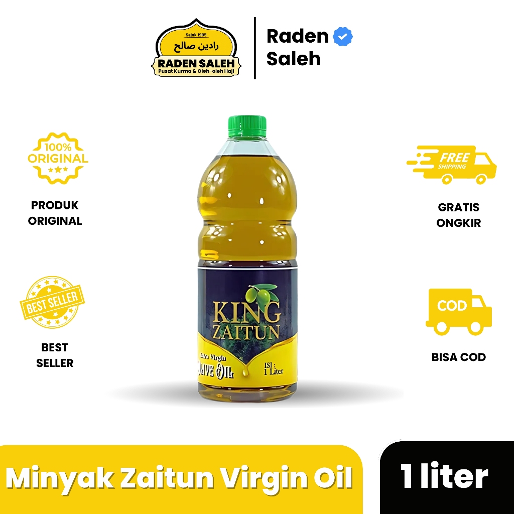 Minyak Zaitun Extra Virgin Olive Oil King Zaitun EVO 1 liter