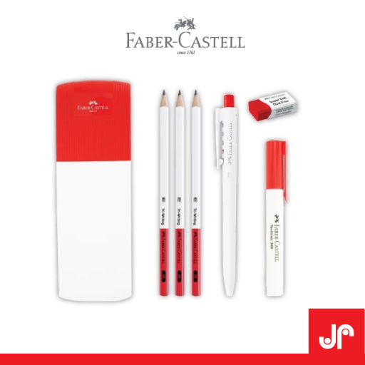 

FABER CASTELL PAKET ALAT TULIS LENGKAP MERAH PUTIH EDISI TERBATAS /HADIAH 17 AGUSTUSAN /ALAT TULIS SET