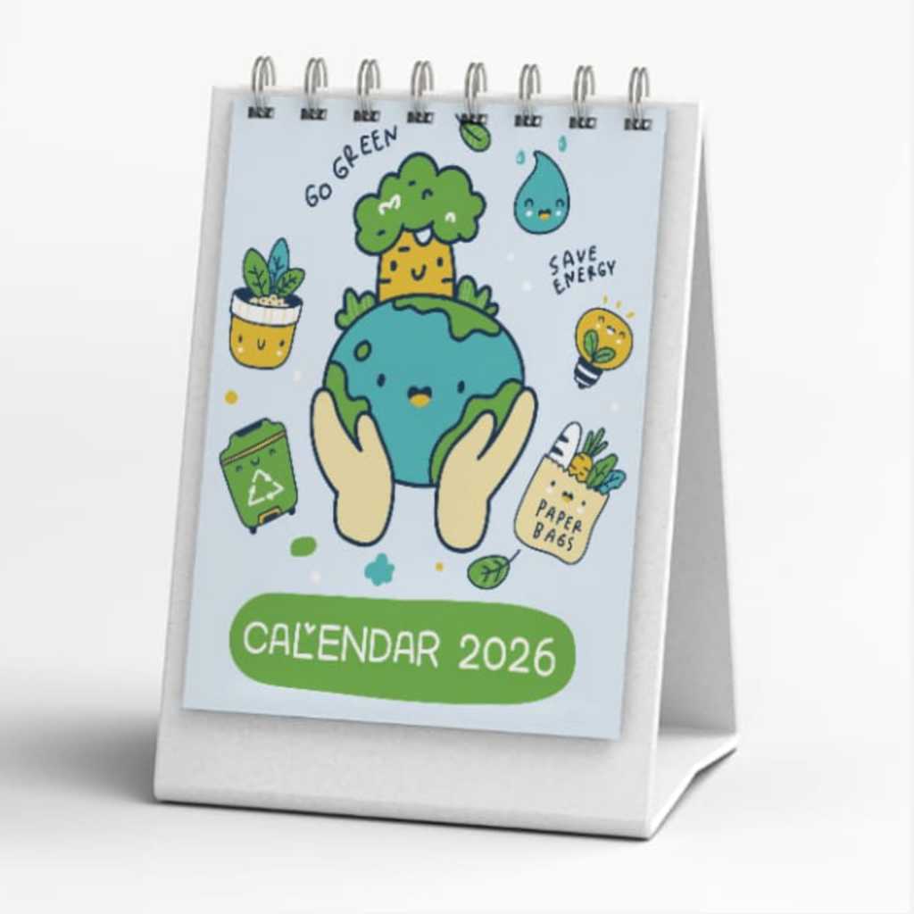 

Kalender Meja Mini 2026 Aesthetic / Mini Calendar / Kalender Mini Ukuran 12 x 9 cm
