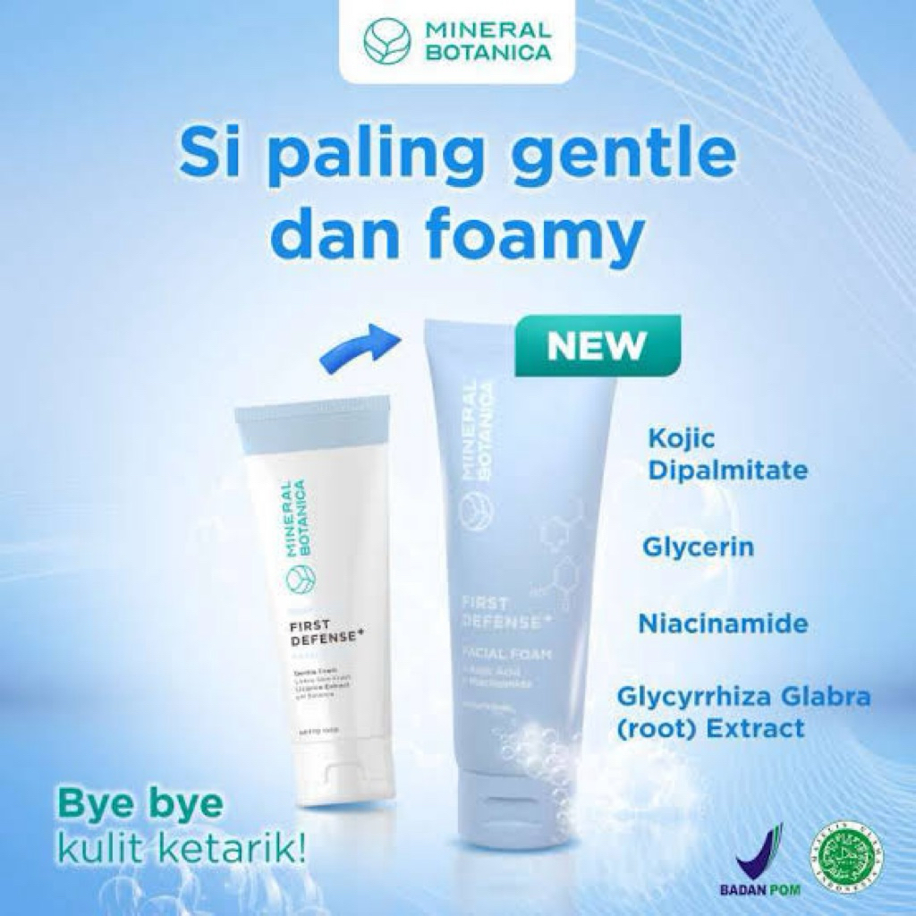 

Mineral botanica first defense facial foam brightening 100g