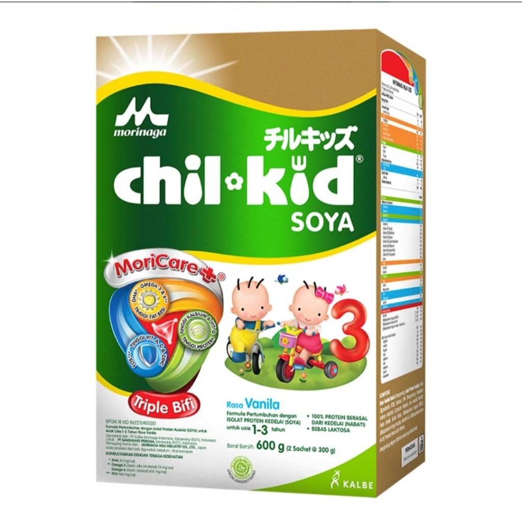 

Chil Kid Soya 3 Vanila 1-3 Tahun 600gr