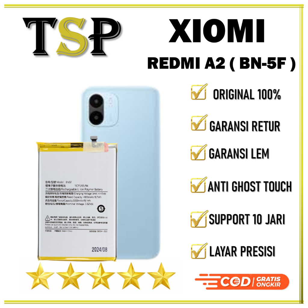 BATERAI XIOMI ( BN-5F ) REDMI A2  BATERAI ORIGINAL 100%