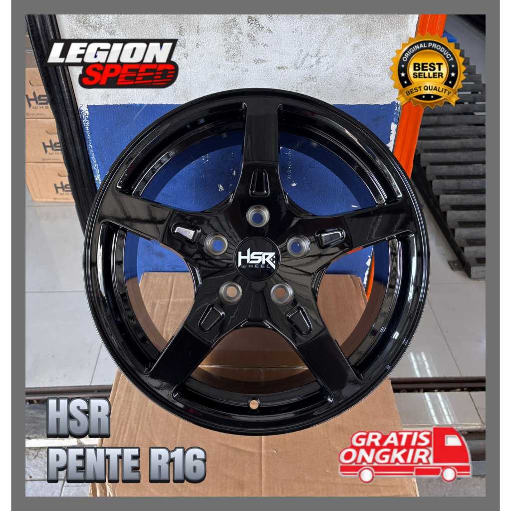 VELG MOBIL BRV TERIOS XPANDER RING 16 LOBANG 5X114,3 HSR PENTE PALANG 5 FREE ONGKIR