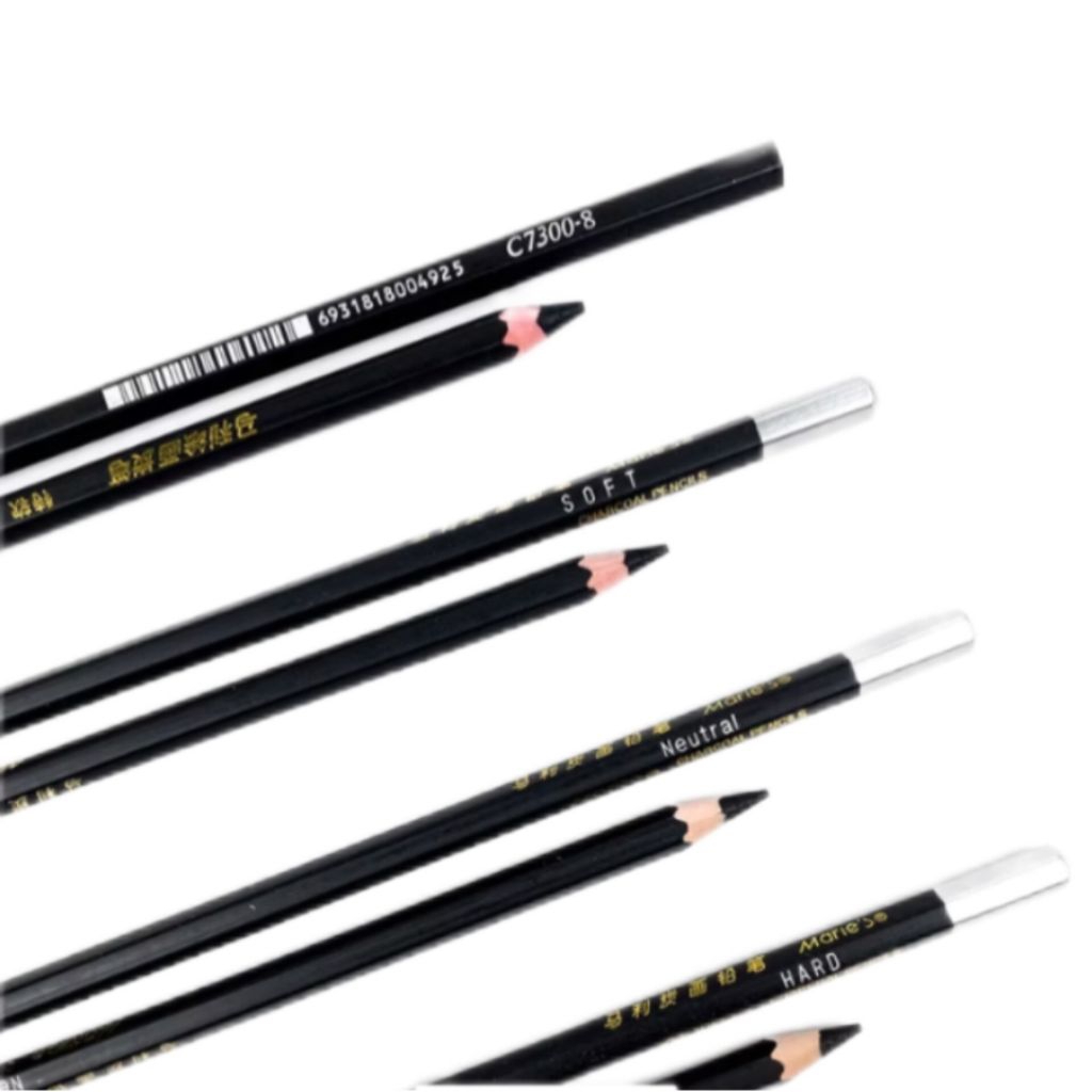 

Pensil Sketsa Arang Pencil Charcoal Maries High Density Pensil for Drawing