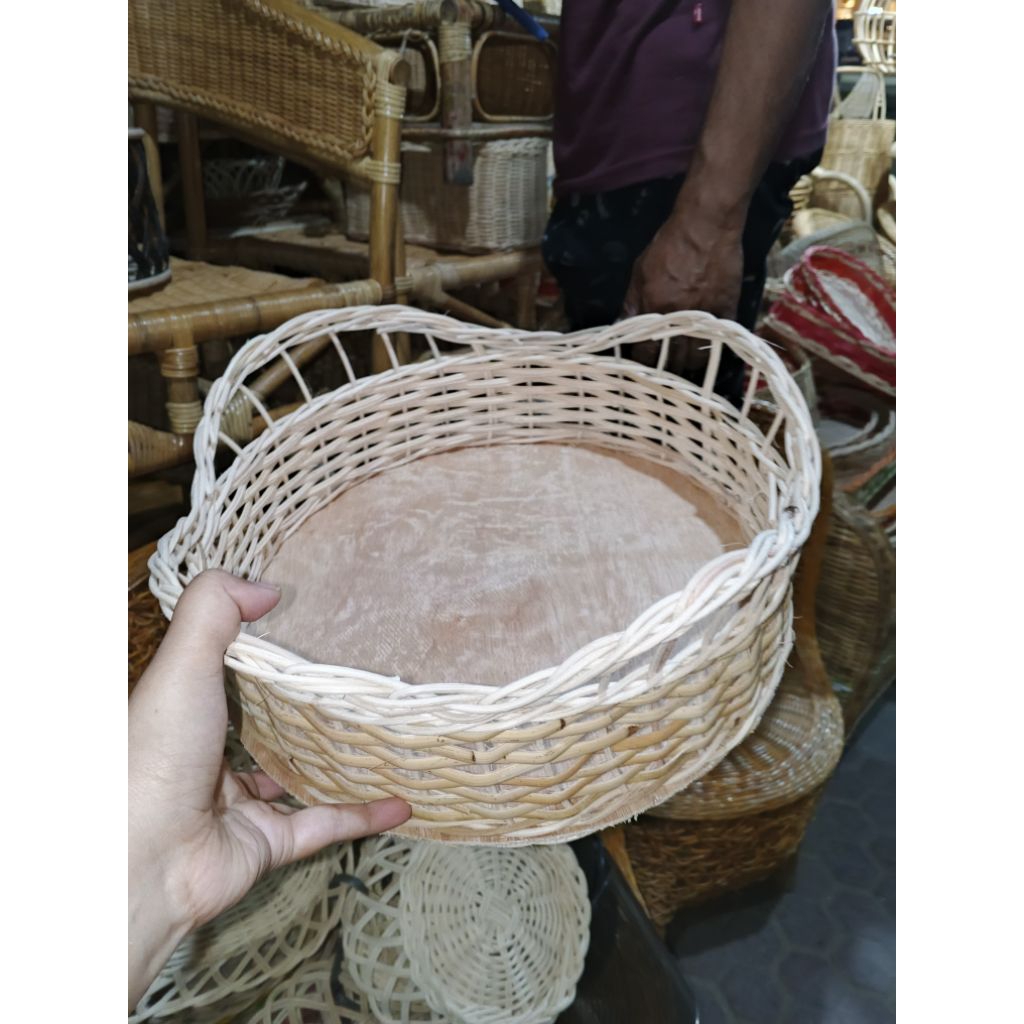 Keranjang petak cabe rotan / keranjang petak / keranjang buah / parcel buah / parcel rotan / parcel 