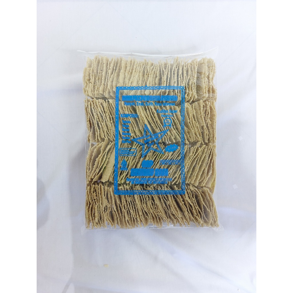 

Krupuk Puli Gendar 2,5 KG Gurih Rasa Bawang GRADE A (Max 1 Resi 5 Ball)