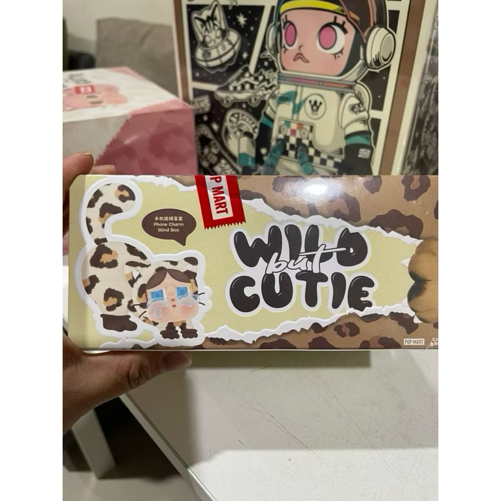 Cry Baby WBC Wild But Cutie Phone Strap Plush Whole Set Original Popmart