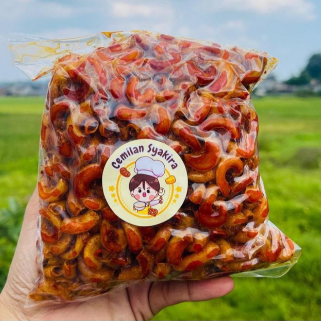

[250 GRAM] Macaroni Pedas Bantet Pedas Daun jeruk Kemasan Repack 250 gram