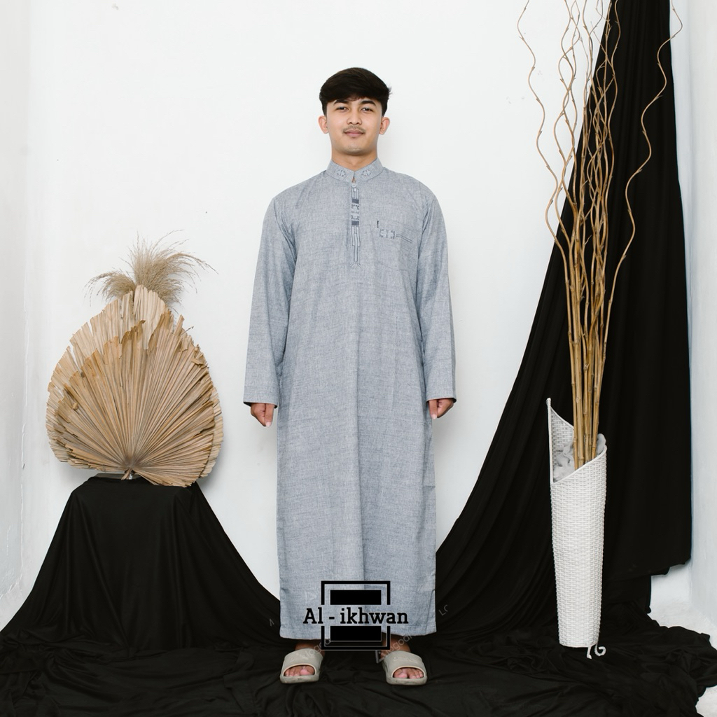 Jubah Madinah Dewasa / Gamis Pria / Jubah Kekinian