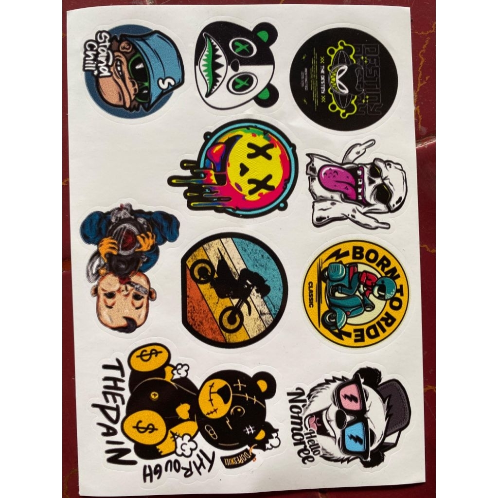 STICKER SPONSOR RACING PACK - SUDAH DI CUTTING