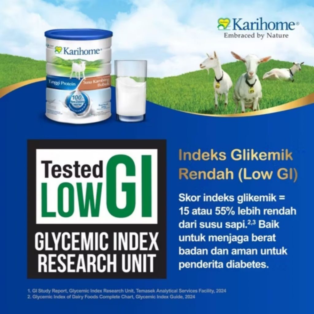 

SUSU KARIHOME / SUSU FORMULA KAMBING KEMASAN 400 GR (TAHAP FAMILY)