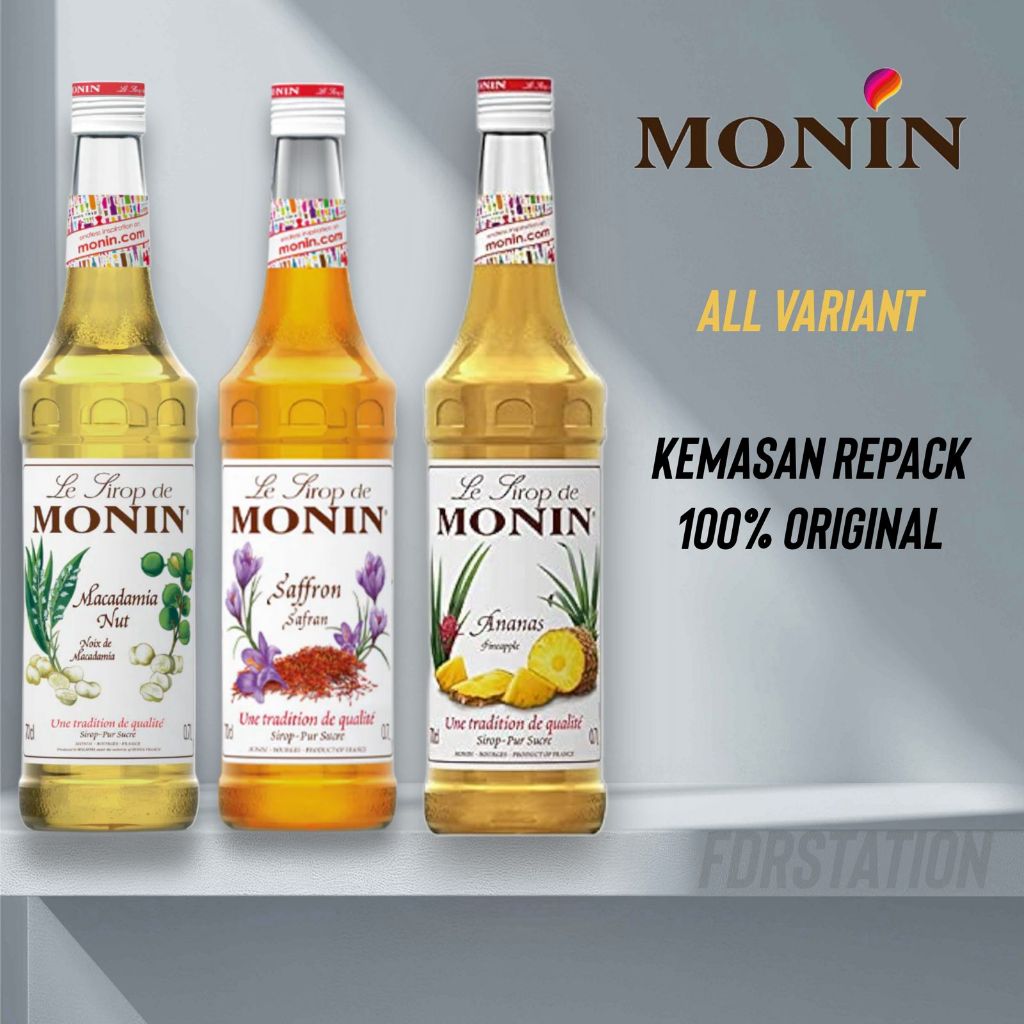 

Sirup Monin All Flavours Kemasan Repack Syrup Coffee Original 100%