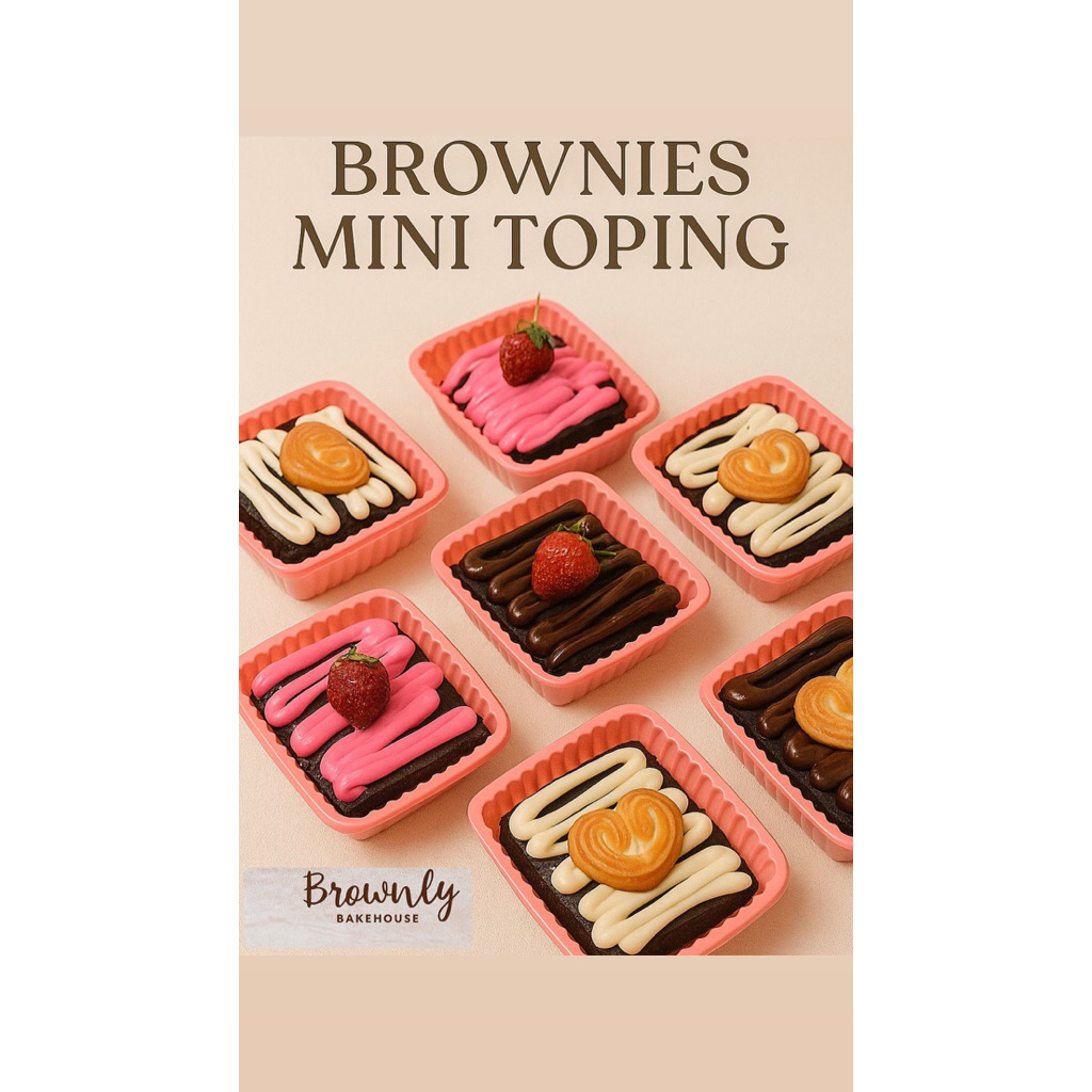 

brownies slice mini