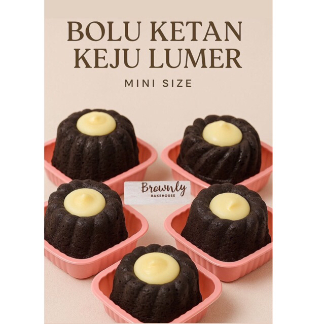 

bolu ketan hitam keju lumer mini size