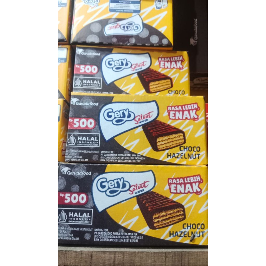 

Gery Salut Wafer Choco Hazelnut | Box isi 24Pcs