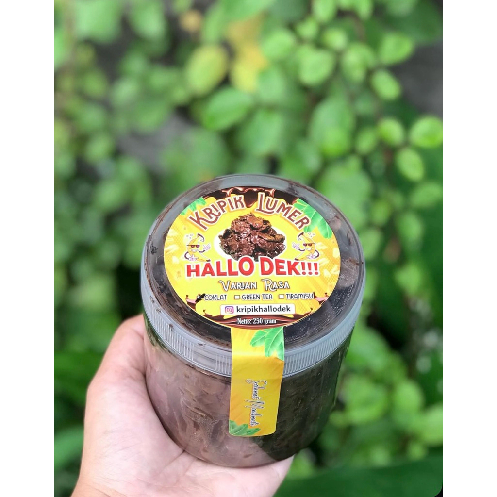 

Kripik Lumer Hallo Dek!!!