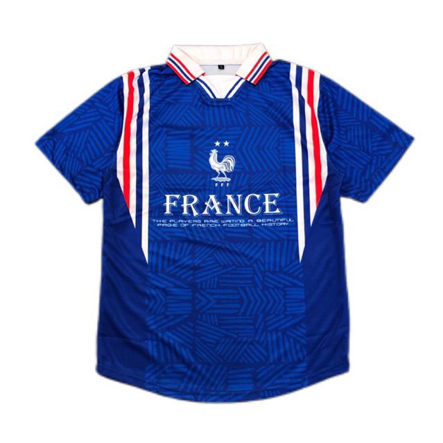 JERSEY FRANCE VINTAGE 1996 | JERSEY RETRO | JERSEY CASUAL | JERSEY BLOKECORE