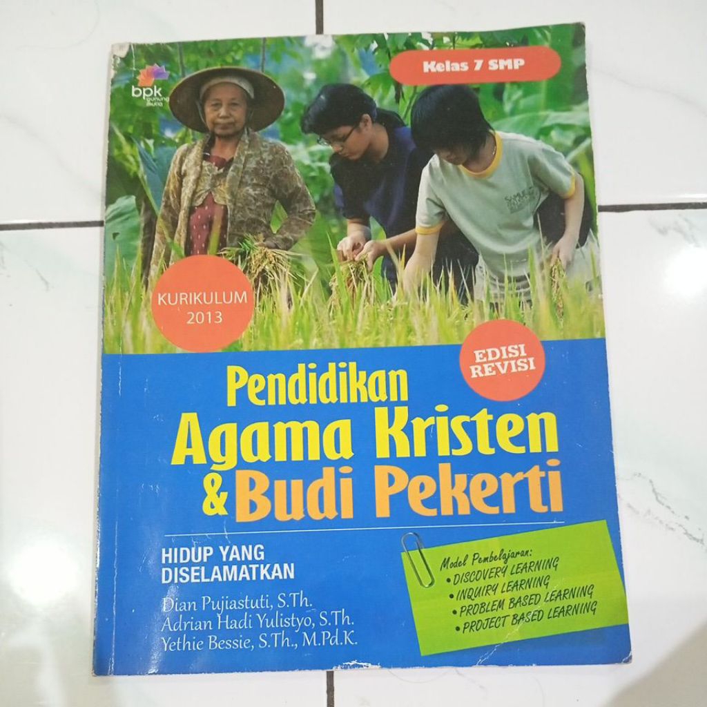 Buku Pendidikan Agama Kristen SMP VII