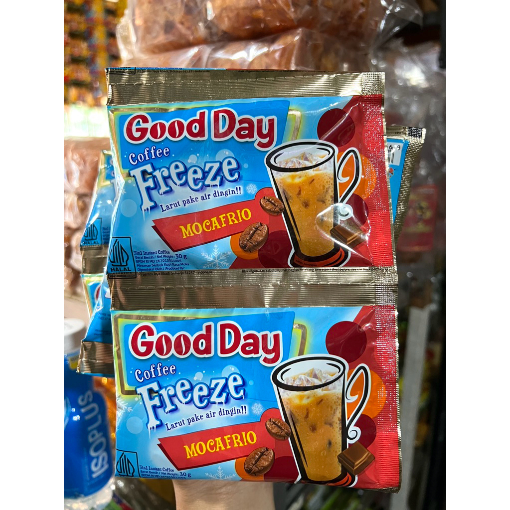 

Good Day Freeze Mocafrio 1 Renceng isi 10 Pcs