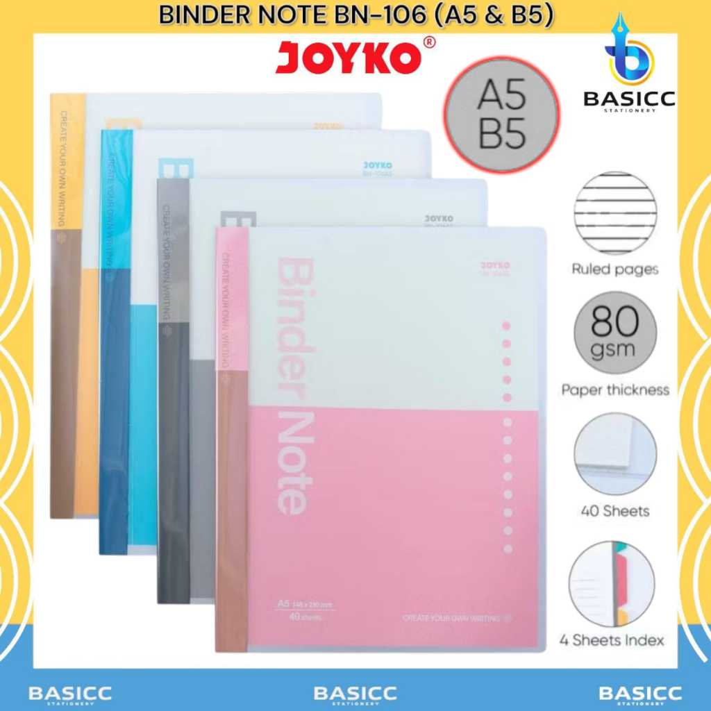 

Joyko Binder Note BN-106 A5~B5