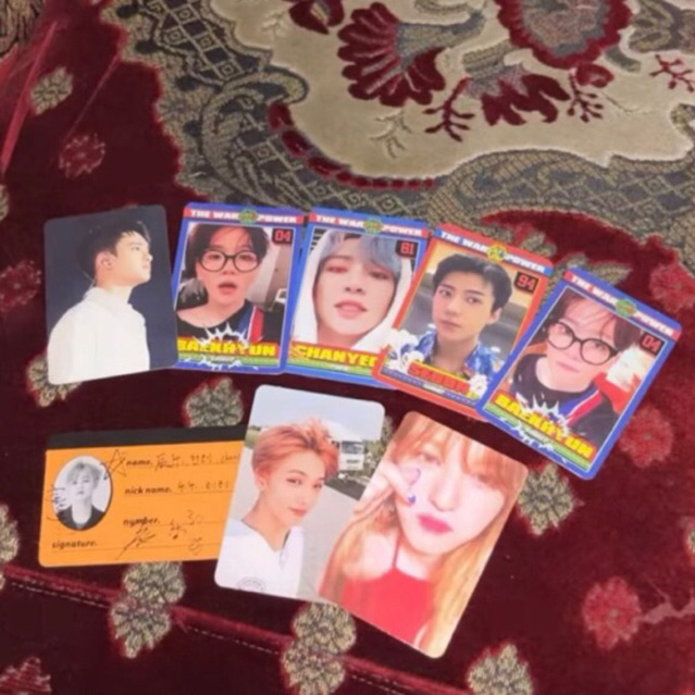 PHOTOCARD EXO RED VELVET NCT DREAM OFFICIAL PRELOVED PC ALBUM ORI SM ENTERTAINMENT K-POP GROUP D.O B