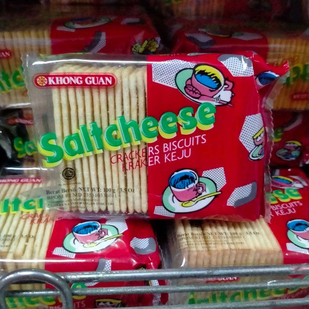

Khong Guan Saltchesse Krekers Keju Sweet 100gr