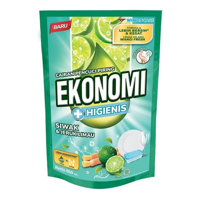 EKONOMI Sabun Cuci Piring Siwak & Jeruk Limau 650 ml