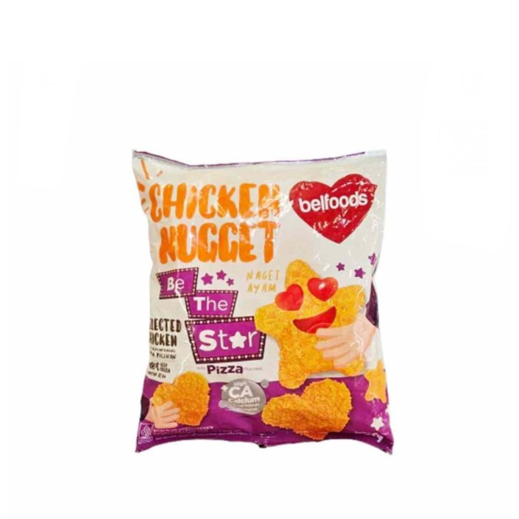 

belfoods chicken nugget be the star pack 450 gram