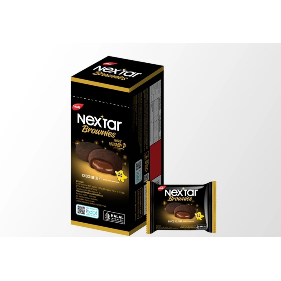 

Nextar Brownies Choco Delight 80g Lembut Dan Lezat