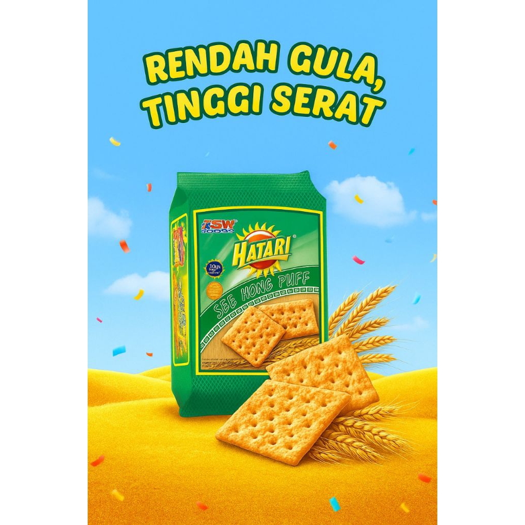 

Hatari Malkist-Biskuit Manis Gurih-Snack Hajatan