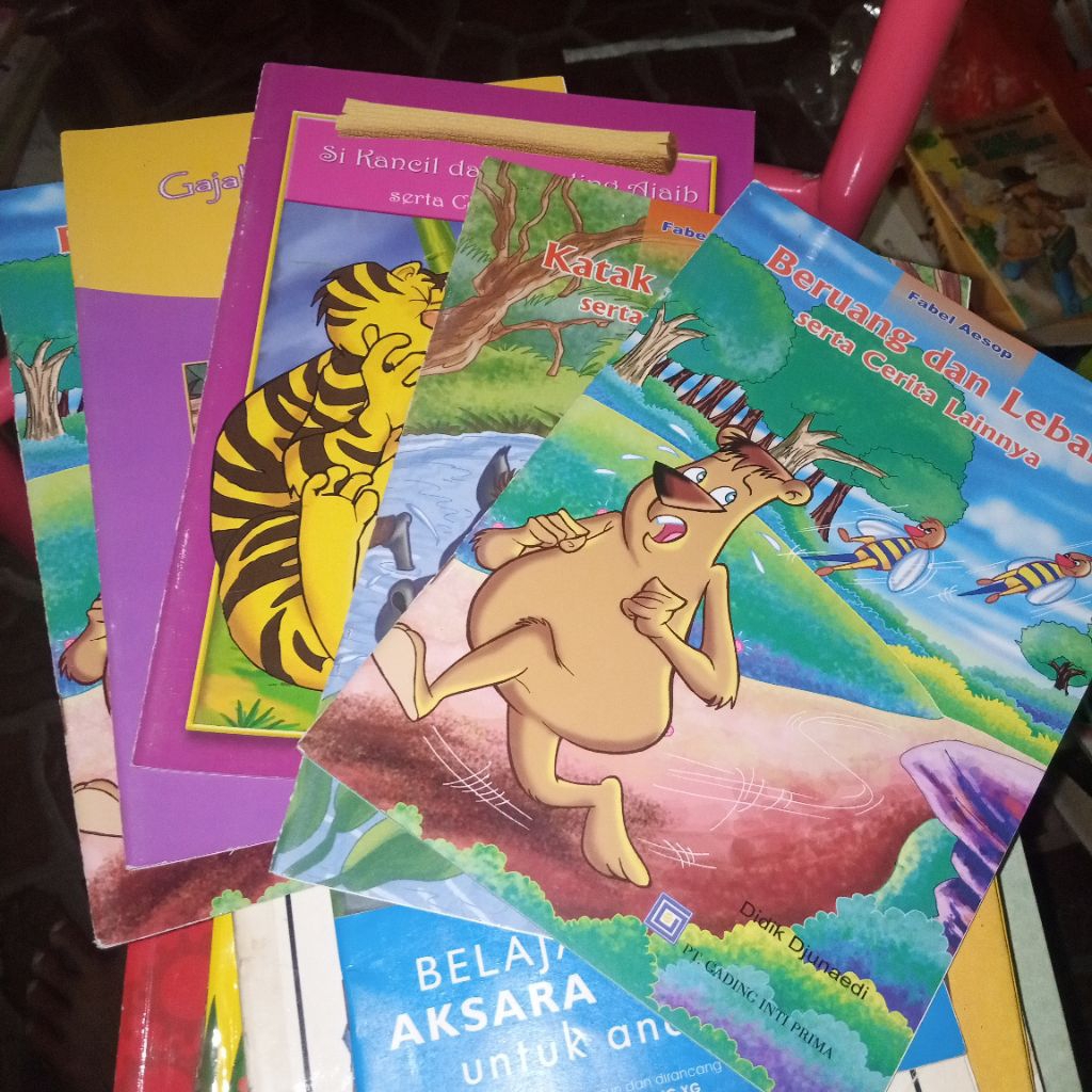 Fabel AESOP/cerita fabel, full colour artpaper