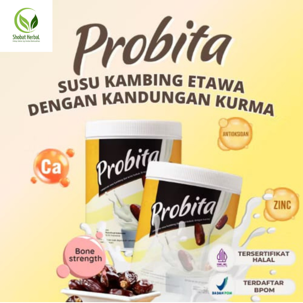 

PROBITA - SUSU KURMA PENINGGI BADAN UNTUK REMAJA & DEWASA - AMPUH BPOM HALAL