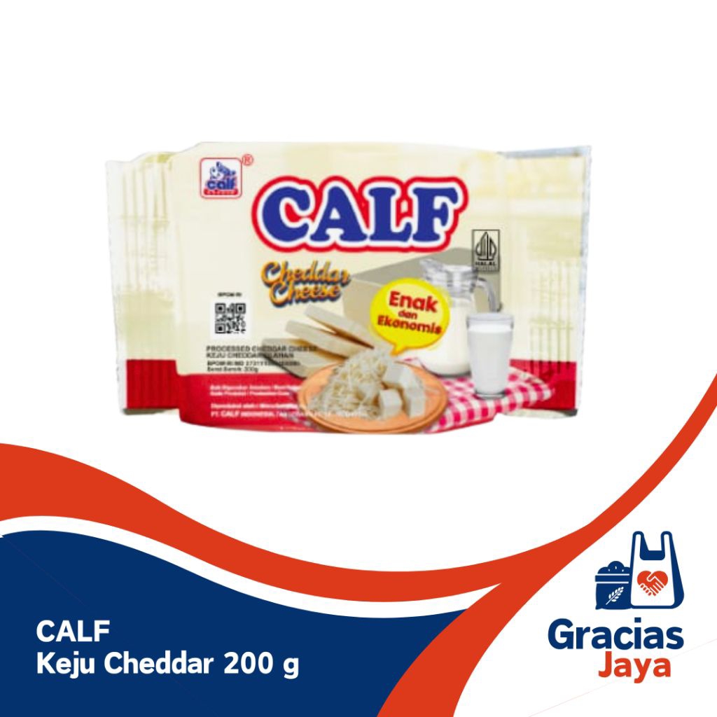 

Calf Cheddar 200gr - Keju Original Produk